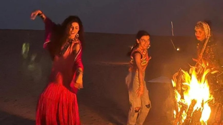 Actress Nimrat Kaur spotted in Jaisalmer, Rajasthan ahead of IIFA 2025 – ‘Silver Is The New Gold’ - Celebrating 25 Glorious Years."