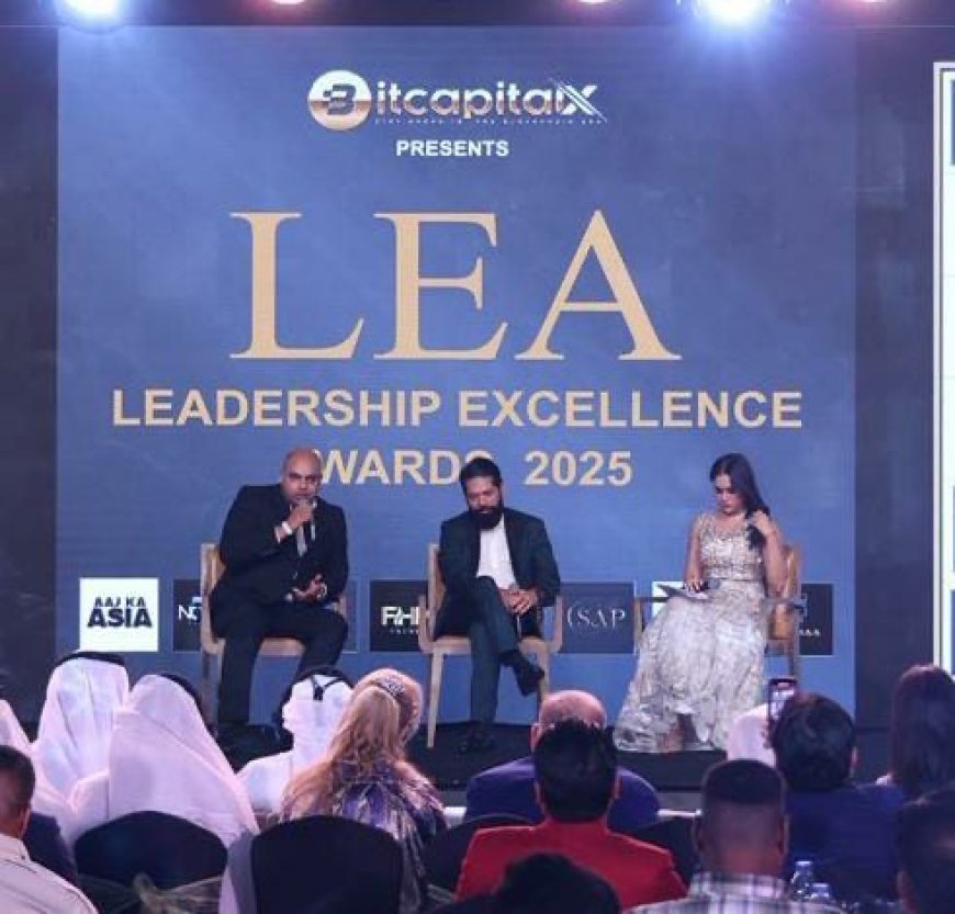 Bit CapitalX Honors Outstanding Business Leaders at the Prestigious Leaders Excellence Awards 2025 in Dubai