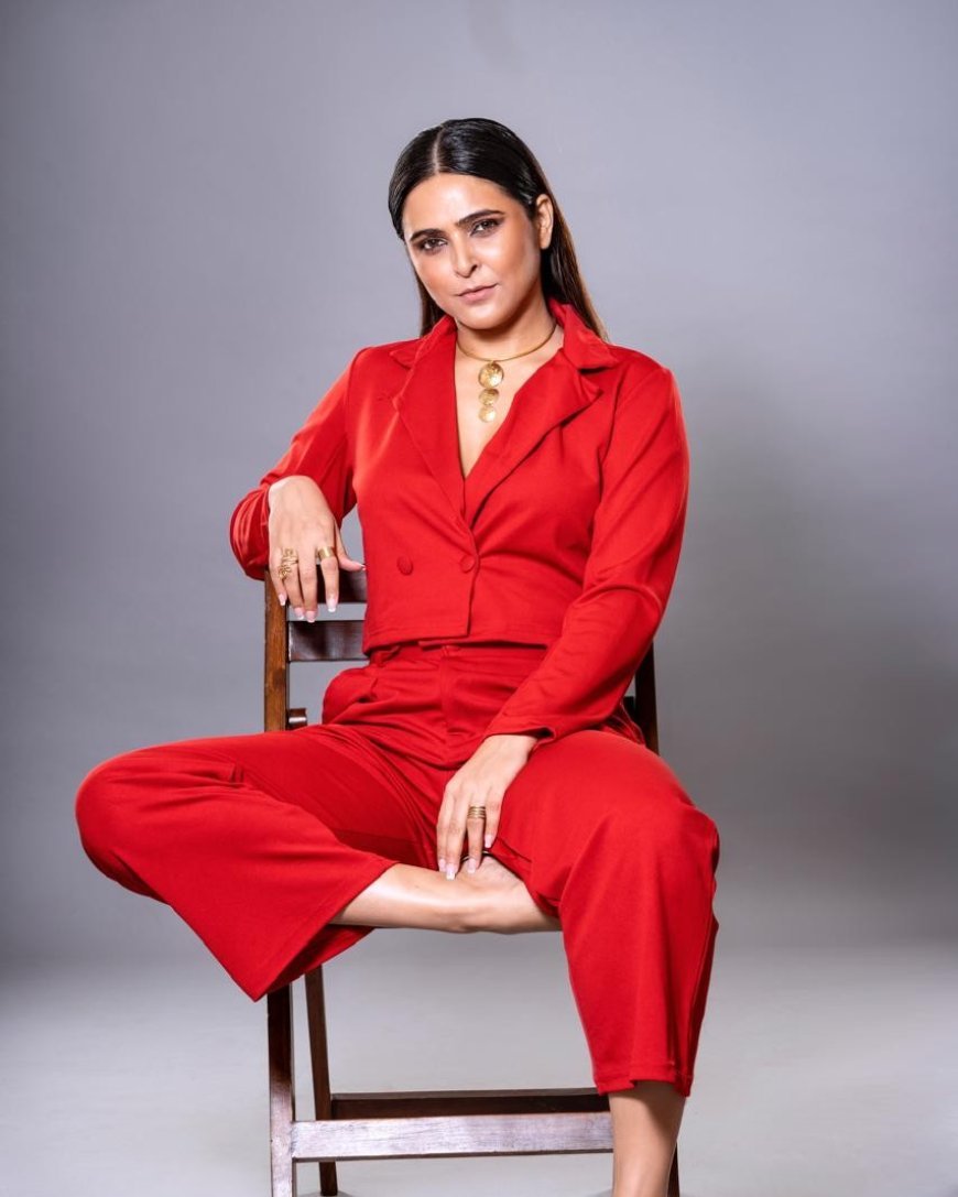 Madhurima Tuli’s Red-Hot Avatar Turns into a Powerful Style Statement