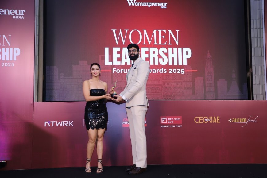 Nyrraa M Banerji Shines and wins  at Womenpreneur India Awards, Inspires with Her Trailblazing Journey