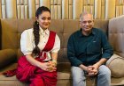Sheena Chohan Meets Legendary B. Jeyamohan, Writer of Her Tamil Debut Film - Arjunanin Allirani