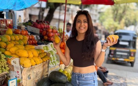 Madhurima Tuli turns a mango-themed shopping trip into a summer style statement