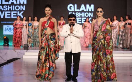 The first season of the three-day “Glam Fashion Week 2026” concluded with grandeur and tremendous success.