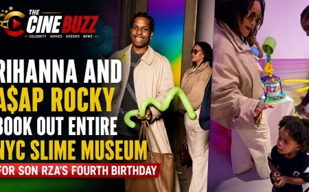 Rihanna and A$AP Rocky Book Out Entire NYC Slime Museum for Son RZA's Fourth Birthday
