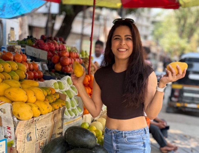 Madhurima Tuli turns a mango-themed shopping trip into a summer style statement