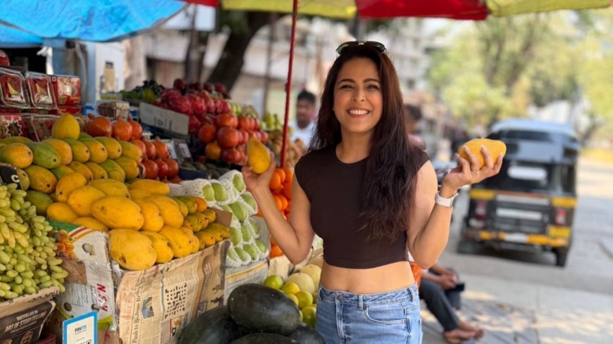 Madhurima Tuli turns a mango-themed shopping trip into a summer style statement