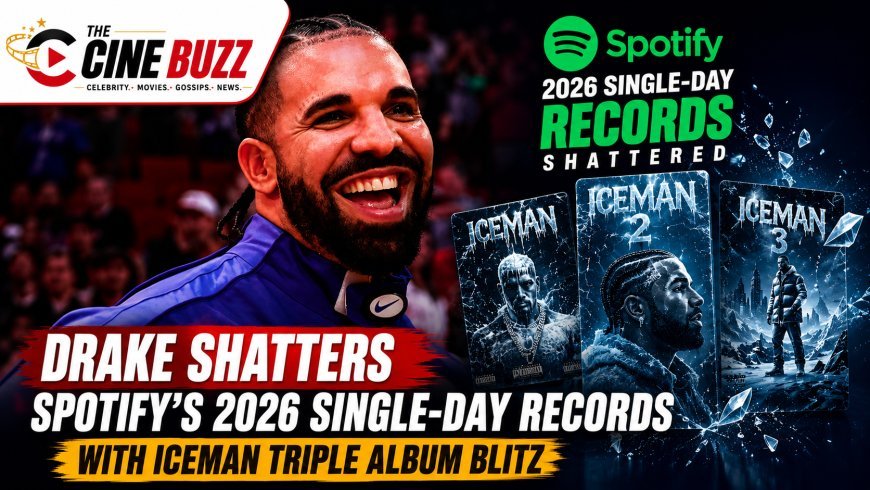 Drake Shatters Spotify's 2026 Single-Day Records With Iceman Triple Album Blitz