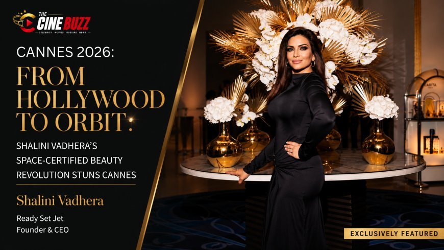 Cannes 2026: From Hollywood to Orbit: Shalini Vadhera’s Space-Certified Beauty Revolution Stuns Cannes