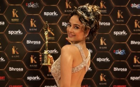 Seerat Kapoor Takes Home Dynamic Screen Presence Award at Boogle Bollywood Ballistic Awards 2026