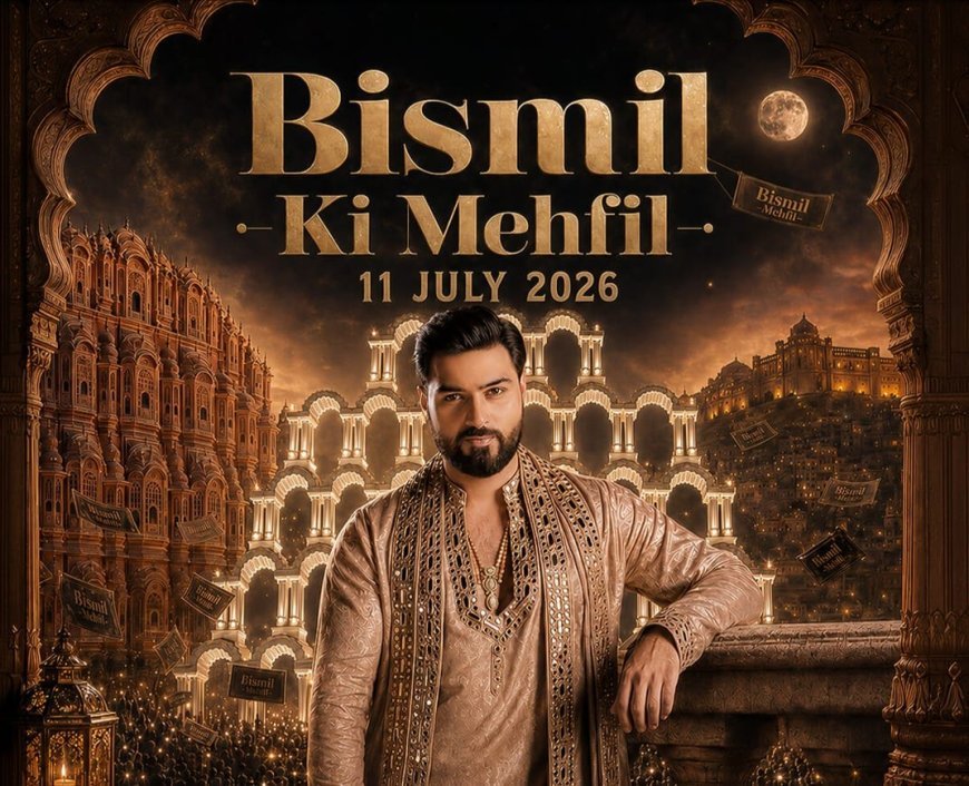 Concert: Sufi Singer Bismil to Perform Live in Jaipur on July 11