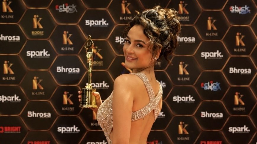 Seerat Kapoor Takes Home Dynamic Screen Presence Award at Boogle Bollywood Ballistic Awards 2026