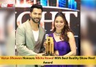 Varun Dhawan Honours Nikita Rawal With Best Reality Show Host Award