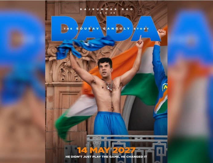 Sourav Ganguly Biopic 'Dada' First Look Out; Rajkummar Rao Film to Release 14th May 2027