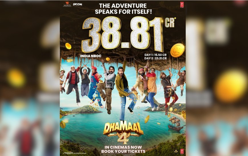 'Dhamaal 4' Box Office Day 2: Ajay Devgn-Backed Comedy Sees Massive Jump, Crosses ₹38 Crore in Two Days
