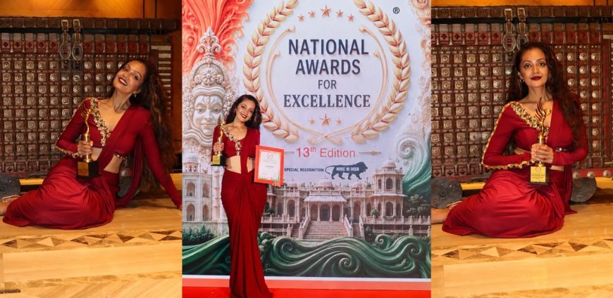 Sheena Chohan Wins Best Actress at National Awards for Excellence 2026 for Sant Tukaram