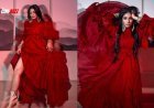 Tanishaa Mukerji Turns Up the Heat in a Fiery Red Look