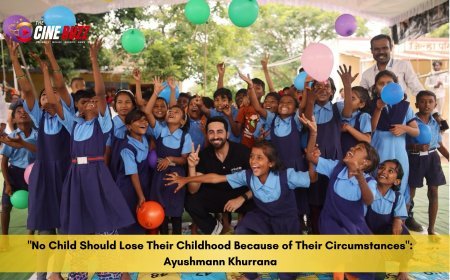 "No Child Should Lose Their Childhood Because of Their Circumstances": Ayushmann Khurrana