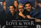 Ranbir Kapoor, Alia Bhatt and Vicky Kaushal's 'Love & War' Locks January 21, 2027 Release