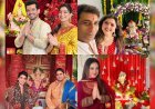 Bollywood's Favourites Bring Bappa Home: Arjun Bijlani, Delnaaz Irani, Aalisha Panwar and Others Celebrate Ganesh Chaturthi with Family and Faith