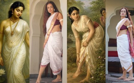 Sheena Chohan Channels Raja Ravi Varma's Shakuntala in a Stunning Ode to Timeless Indian Womanhood