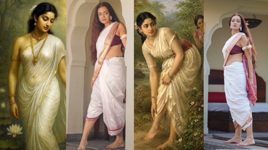 Sheena Chohan Channels Raja Ravi Varma's Shakuntala in a Stunning Ode to Timeless Indian Womanhood