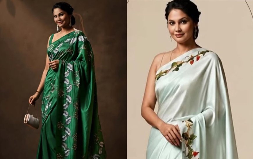 The Magic of Rupali Suri’s Sarees: Celebrating Navratri in Vibrant Colors and Style