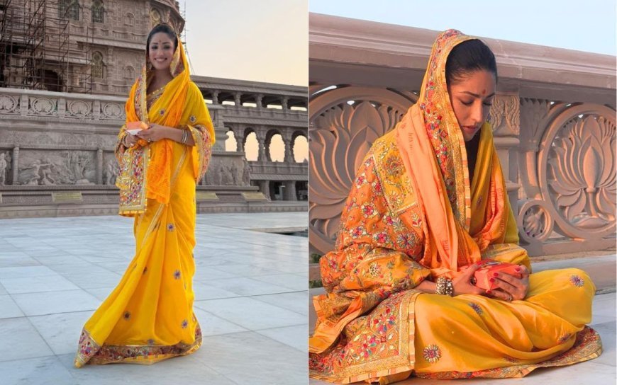 Yami Gautam Dhar Seeks Lord Ram’s Blessings in Ayodhya Ahead of ‘Nayi Naveli’ Release